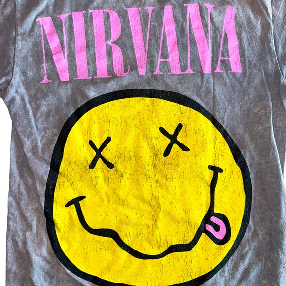 Nirvana Official Band Tee Short Sleeve T-shirt Adult Small - Picture 2 of 6